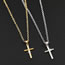 Fashion 8# Alloy Cross Necklace For Men