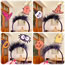 Fashion Ghost Witch Hat Alloy Ghost Witch Hat Plush Headband