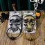 Fashion Silver Doorbell Geometric Skull Doorbell Toy