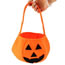 Fashion Nonwoven Green Leaf Pumpkin Bag Non-woven Pumpkin Large Capacity Portable Candy Bag
