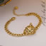 Fashion Gold Gold-plated Copper Leopard Bracelet