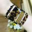 Fashion 1# Beads Braided Bracelet With Round Diamonds