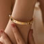 Fashion Gold Alloy Pearl Geometric Bracelet