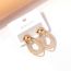Fashion Gold Alloy Barbed Wire Drop Earrings