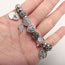 Fashion 9-2 Heart Lock Zircon Collar Titanium Steel Diamond Heart Pendant