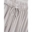 Fashion Grey Linen Tie Wide-leg Trousers