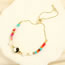 Light Blue Tai Chi Diagram Colorful Rice Beads Beaded Drip Oil Tai Chi Pearl Bracelet