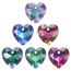 Fashion 20 Mixed Colors Love Crystal Diy Accessories