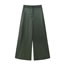 Fashion Green Wide-leg Straight-leg Trousers