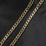 Fashion Rose Gold 50cm+5cm Extension Chain Copper Chain Men's Necklace