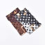 Fashion Coffee Polyester Printed Double Layer Long Diagonal Scarf