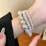 Fashion Bracelet - 4mm Pearl Pearl Beaded Bracelet