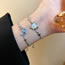 Fashion Bracelet - Silver Copper Inlaid Zirconia Heart Bracelet