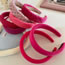 Fashion Headband - Pink - Sequins Fabric Sequin Wide Brim Headband
