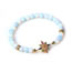 Fashion Eight-pointed Star Alloy Geometric Beaded Diamond Lucky Star Bracelet