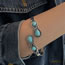 Fashion 2# Alloy Turquoise Geometric Bracelet Set