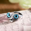 Fashion Green Eyed Frog Alloy Frog Ring