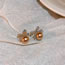 Fashion 94# Earrings - Silver Circle Alloy Hoop Earrings