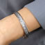 Fashion Silver Alloy Geometric Arrow Cuff Bracelet