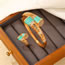 Fashion 3# Gold-plated Brass Inlaid Diamond Drop Oil Pierced Bracelet