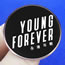 Fashion Young Forever Bts Metal Geometric Print Round Brooch