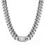 Fashion 8mm16 Inches (41cm) Stainless Steel Geometric Chain Necklace
