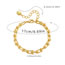 Fashion Lock Gold-plated Brass U-lock Bracelet