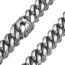 Fashion 6mm Bracelet 22cm Stainless Steel Geometric Chain Men's Bracelet