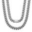 Fashion Steel Color 14mm22 Inches 56cm Stainless Steel Geometric Chain Men's Necklace