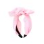 Fashion Pink Three-dimensional Large Bow Wide-brimmed Headband
