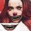 Fashion 10# Paper Horror Mouth Face Sticker Tattoo Sticker