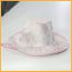 Fashion Pink Pattern Fabric Spotted Cowboy Hat