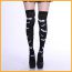 Fashion Bat Socks Polyester Printed Knee Socks