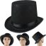 Fashion [hat Height About 10cm] - Children's Models Fabric Rolled Jazz Hat
