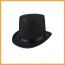 Fashion [height 16cm] - Super High Fabric Rolled Jazz Hat