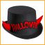 Fashion Color Fabric Print Letter Top Hat