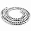 Fashion Silver-13mm21cm Bracelet Stainless Steel Geometric Chain Men's Bracelet