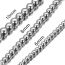 Fashion 4mm16 Inches (41cm) Stainless Steel Ball Chain Men's Necklace