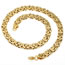 Fashion Gold Between 8mm - Length:34 Inches / 86cm Stainless Steel Geometric Chain Necklace
