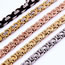 Fashion Gold Between 11mm - Length:24 Inches / 61cm Stainless Steel Geometric Chain Necklace