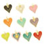 Fashion 10# Gold Plated Copper Oil Drip Love Heart Pendant
