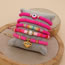 Fashion 5# Multicolored Clay Beaded Eye Bracelet