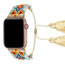 Fashion Color Bead Woven Geometric Tassel Watch Strap
