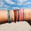 Fashion 6# Wax Thread Braided Bracelet