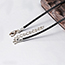 Fashion Width 2mmx Length 45+5cm Geometric Wax Rope Chain Necklace
