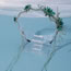 Fashion Green Geometric Rhinestone Braided Tassel Headband