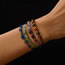 Fashion 1 Purple Irregular Stone Beaded Bracelet