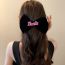 Fashion Headband - Pink Fabric Letter Wide-brimmed Headband