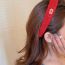 Fashion 1# Headband - Red Fabric Light Board Wide-brimmed Headband