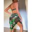 Fashion Silver Spell Green Round Sequin Panel Skirt